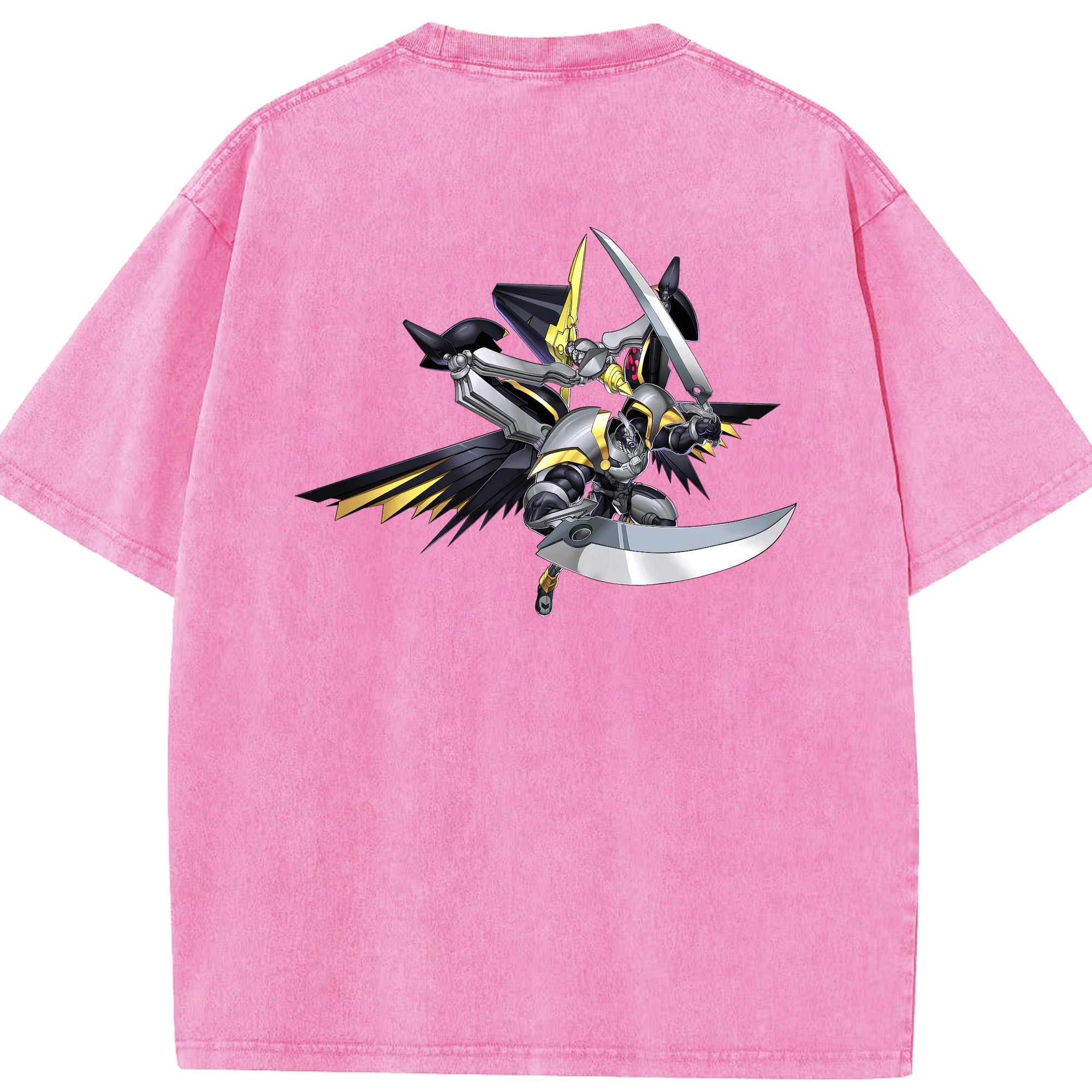 （画像用） 遊☆戯☆王 Yu-Gi-Oh! 綿100% ヴィンテージ風 半袖Tシャツ（背面プリント）